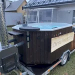 trailerstar hot tub on trailer for sale