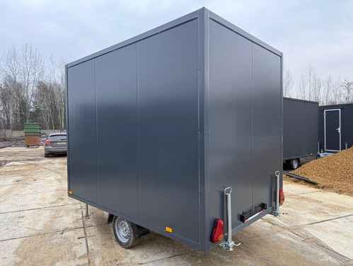 Toiduhaagis S3020, 3 × 2 m, kandevõime 750 kg, värvus: antratsiit
