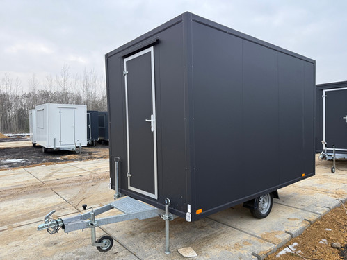 Toiduhaagis S3520, 3,5 × 2 m, 750 kg, 2 akent, matt-must viimistlus